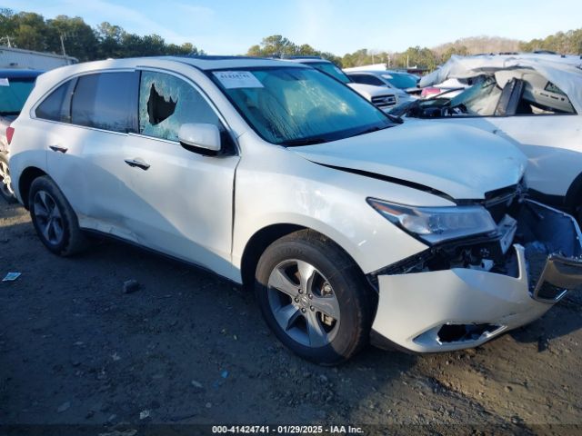 acura mdx 2016 5fryd3h23gb015536