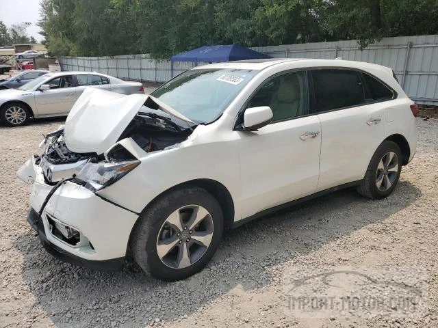 acura mdx 2016 5fryd3h28gb006394