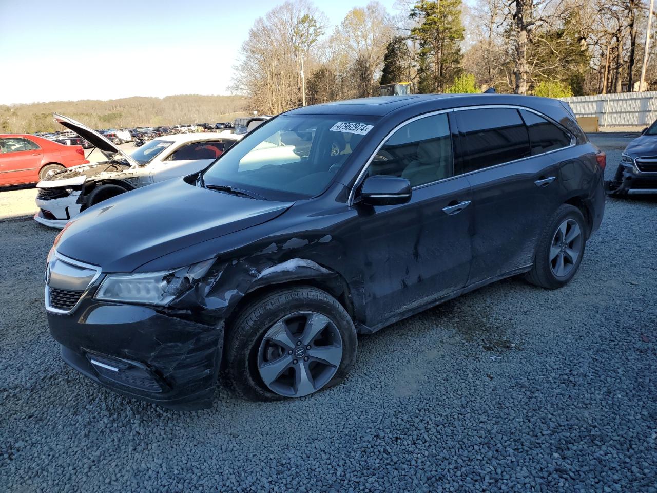 acura mdx 2016 5fryd3h2xgb012343