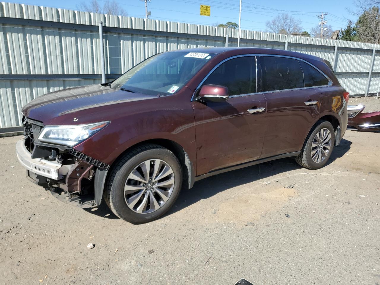 acura mdx 2015 5fryd3h42fb006200