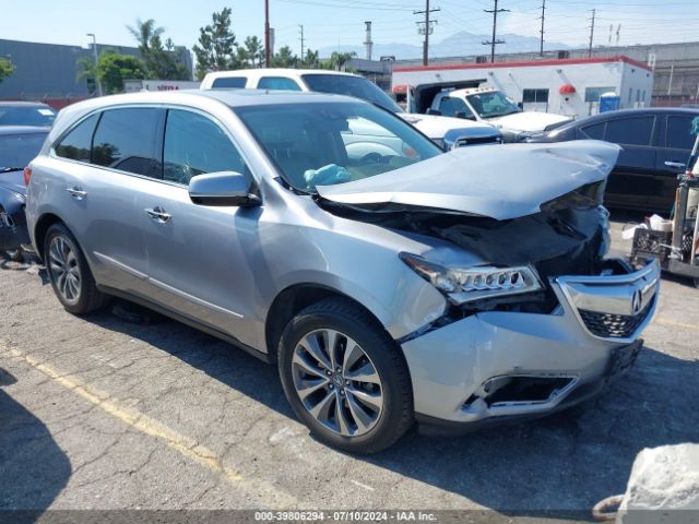 acura mdx 2016 5fryd3h49gb018703