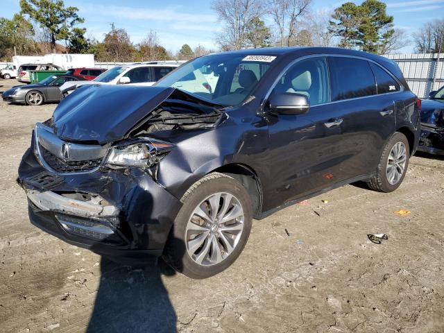 acura mdx techno 2014 5fryd3h4xeb012213