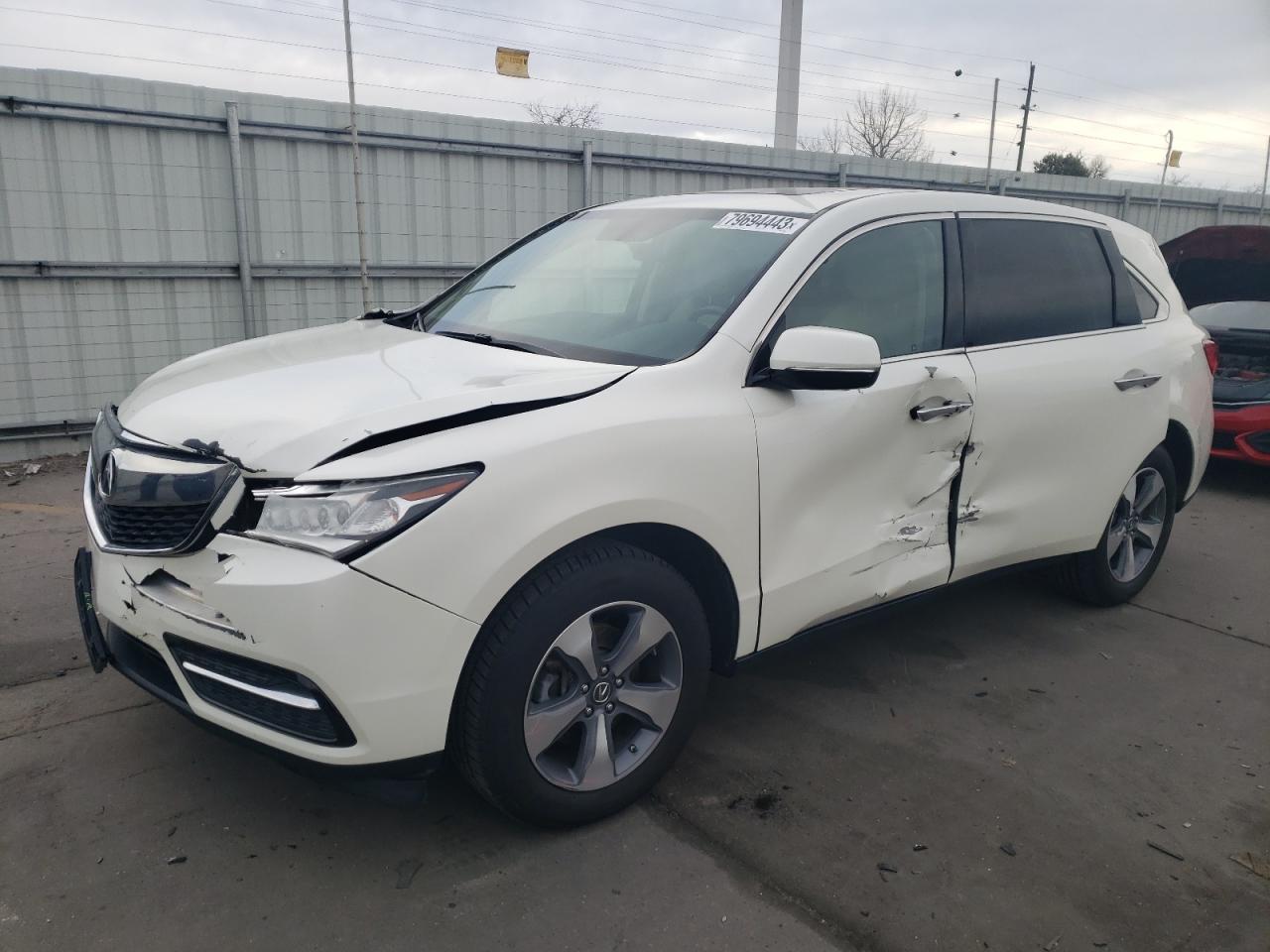 acura mdx 2016 5fryd4h20gb052582