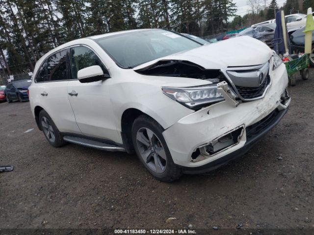 acura mdx 2016 5fryd4h21gb047262