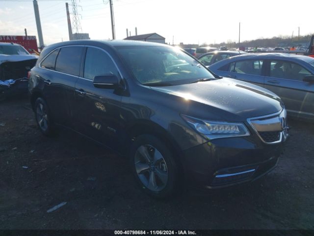 acura mdx 2015 5fryd4h22fb013345