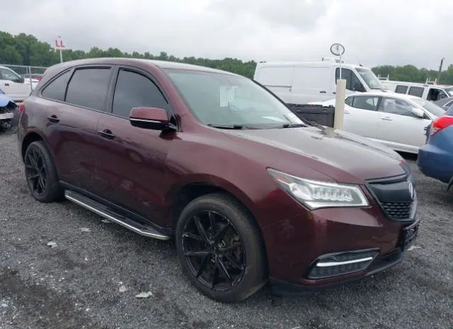 acura mdx 2016 5fryd4h25gb007850