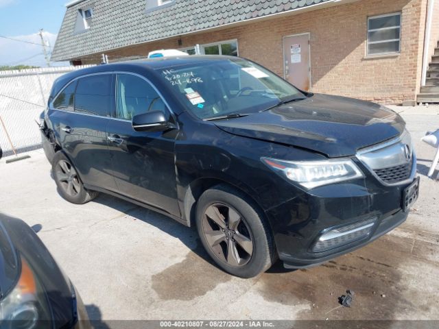 acura mdx 2016 5fryd4h25gb010196