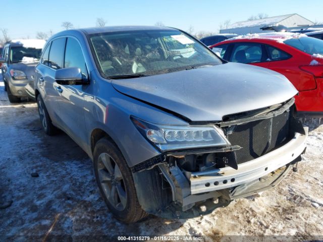 acura mdx 2016 5fryd4h26gb048438