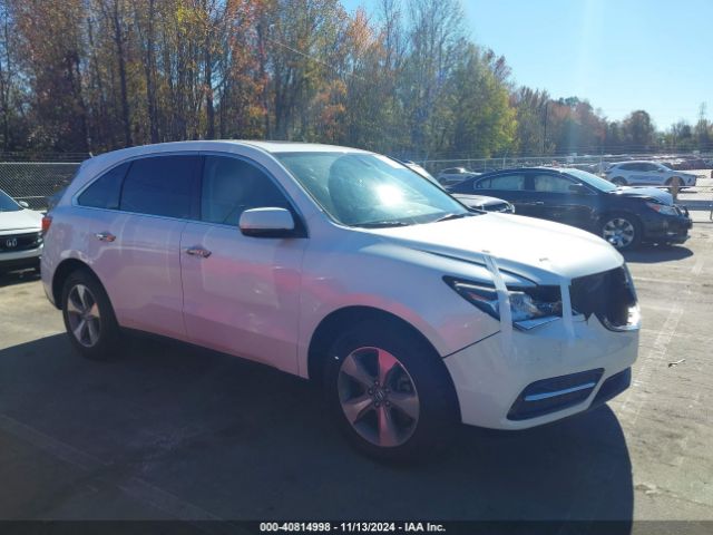 acura mdx 2016 5fryd4h27gb009664