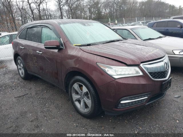 acura mdx 2016 5fryd4h28gb020950