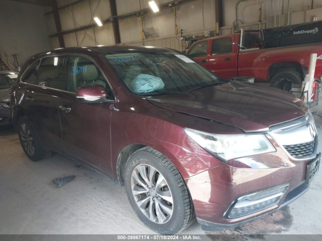 acura mdx 2016 5fryd4h42gb026891