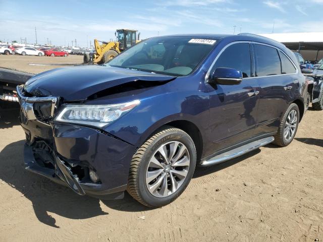 acura mdx techno 2016 5fryd4h42gb027491