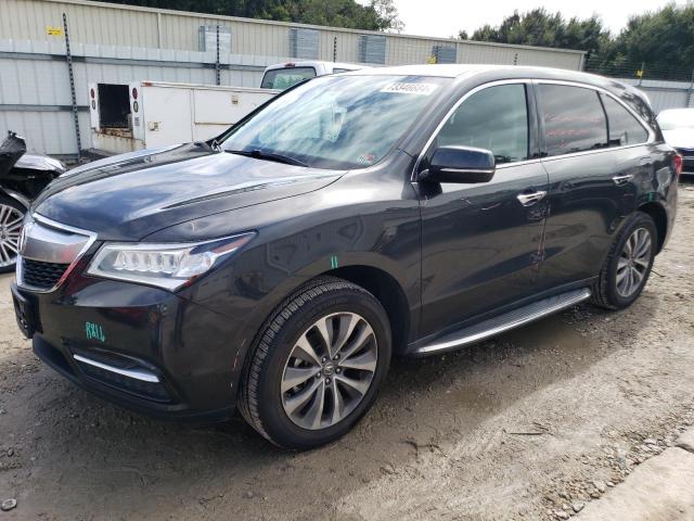 acura mdx techno 2014 5fryd4h43eb035063