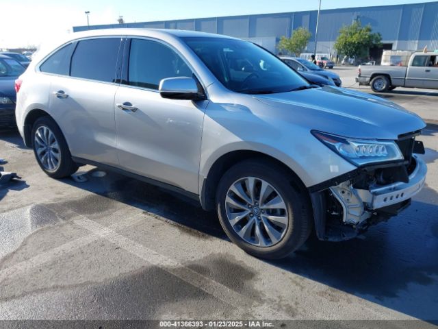 acura mdx 2015 5fryd4h44fb001537