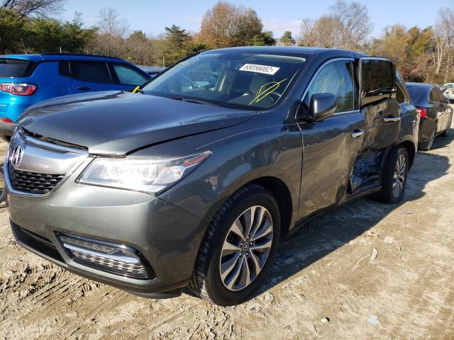 acura mdx techno 2015 5fryd4h45fb015334