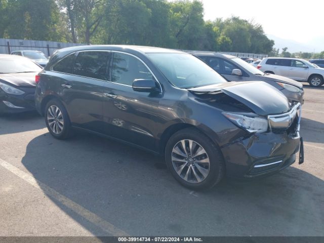 acura mdx 2016 5fryd4h48gb031318