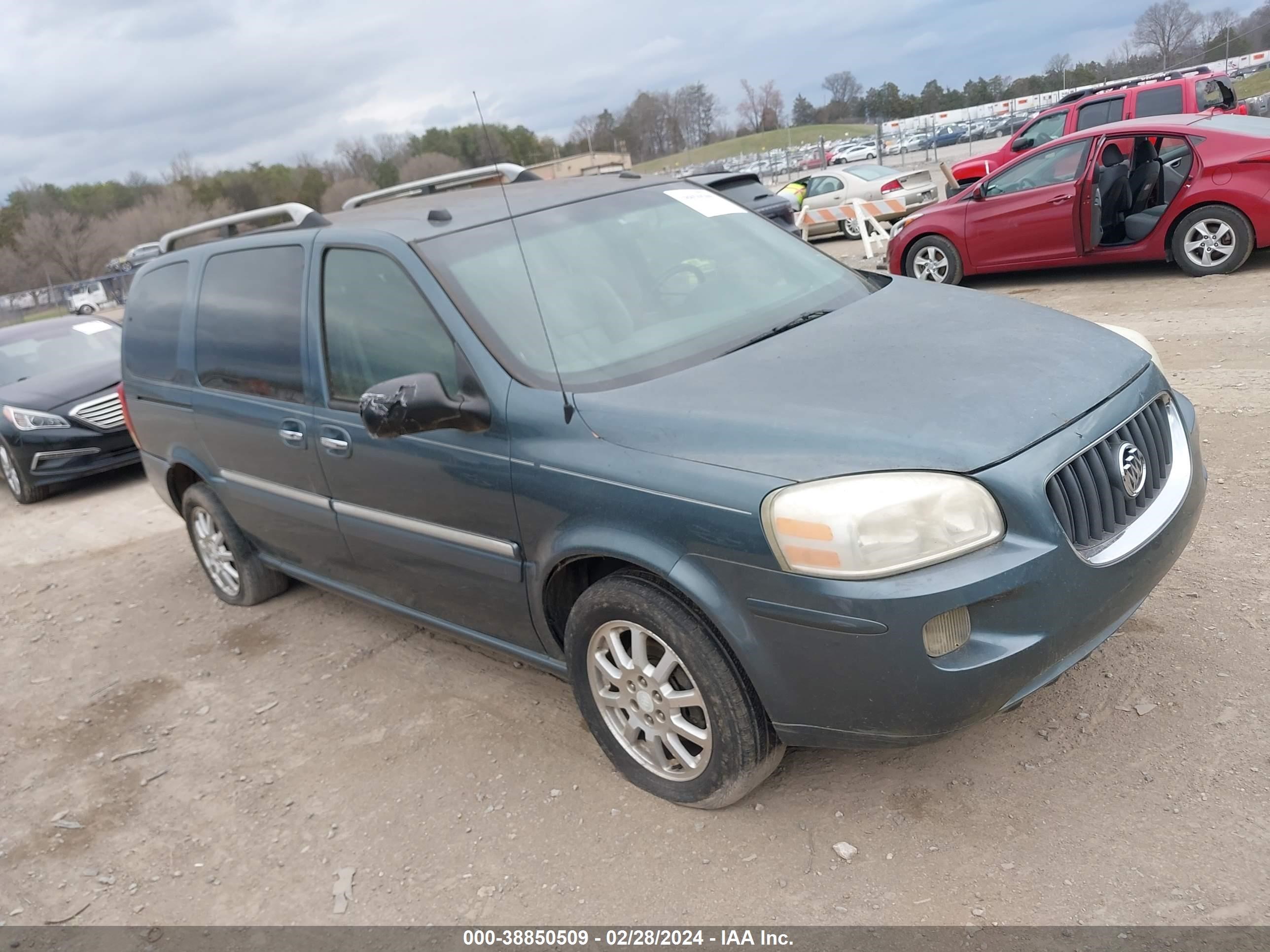 buick terraza 2006 5gadv33l26d228689