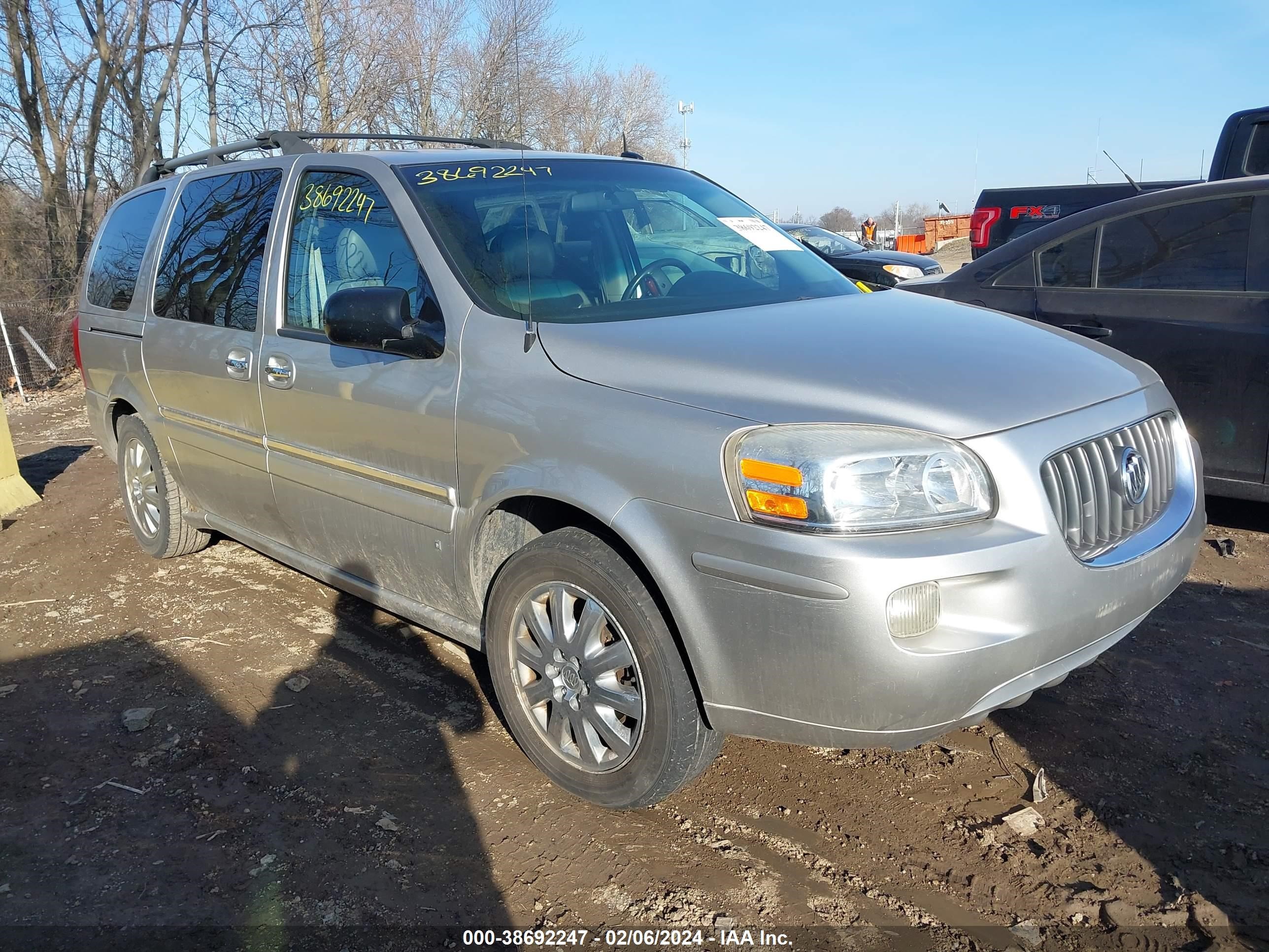 buick terraza 2007 5gadv33wx7d169077