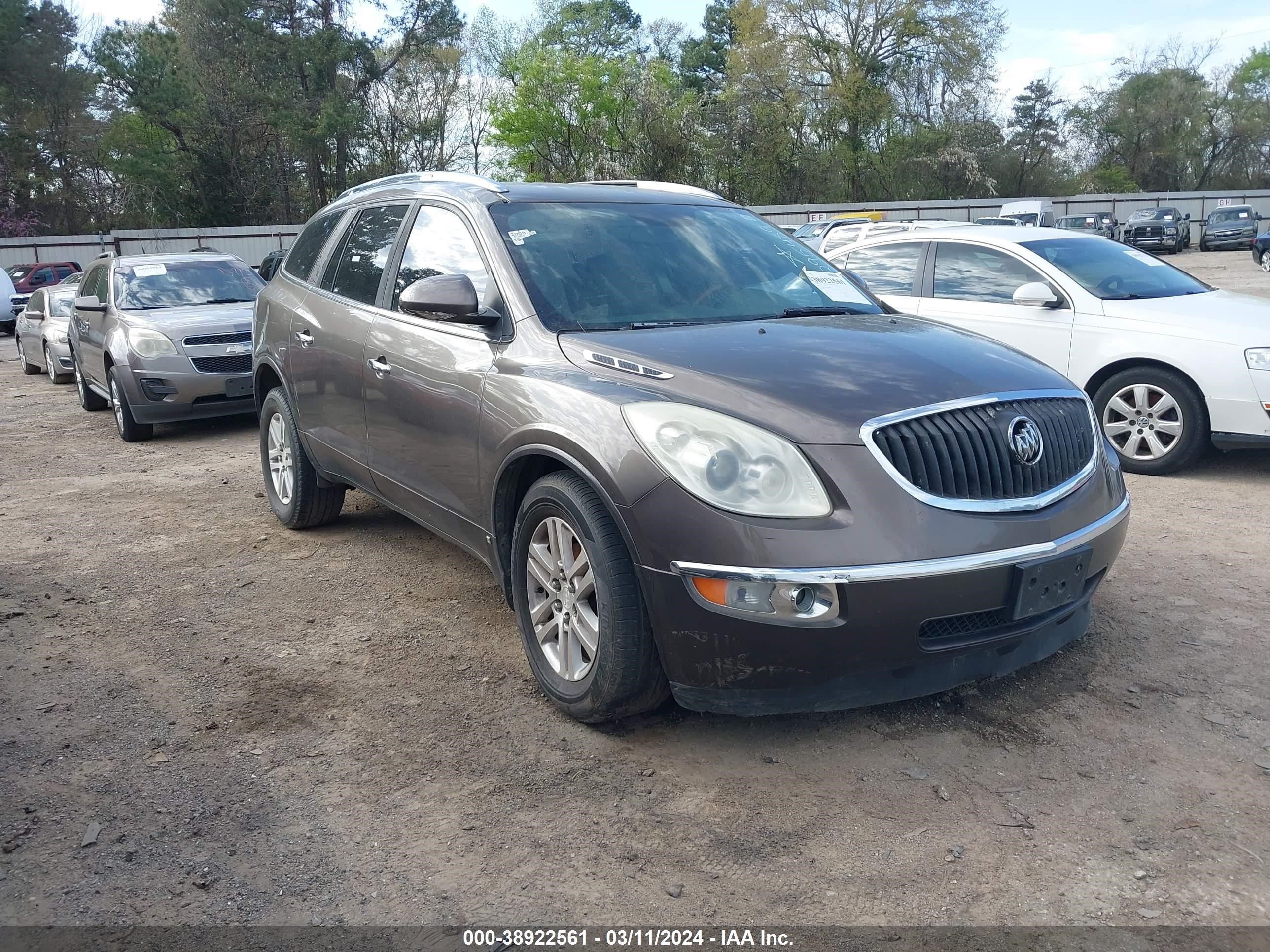 buick enclave 2008 5gaer13748j295489