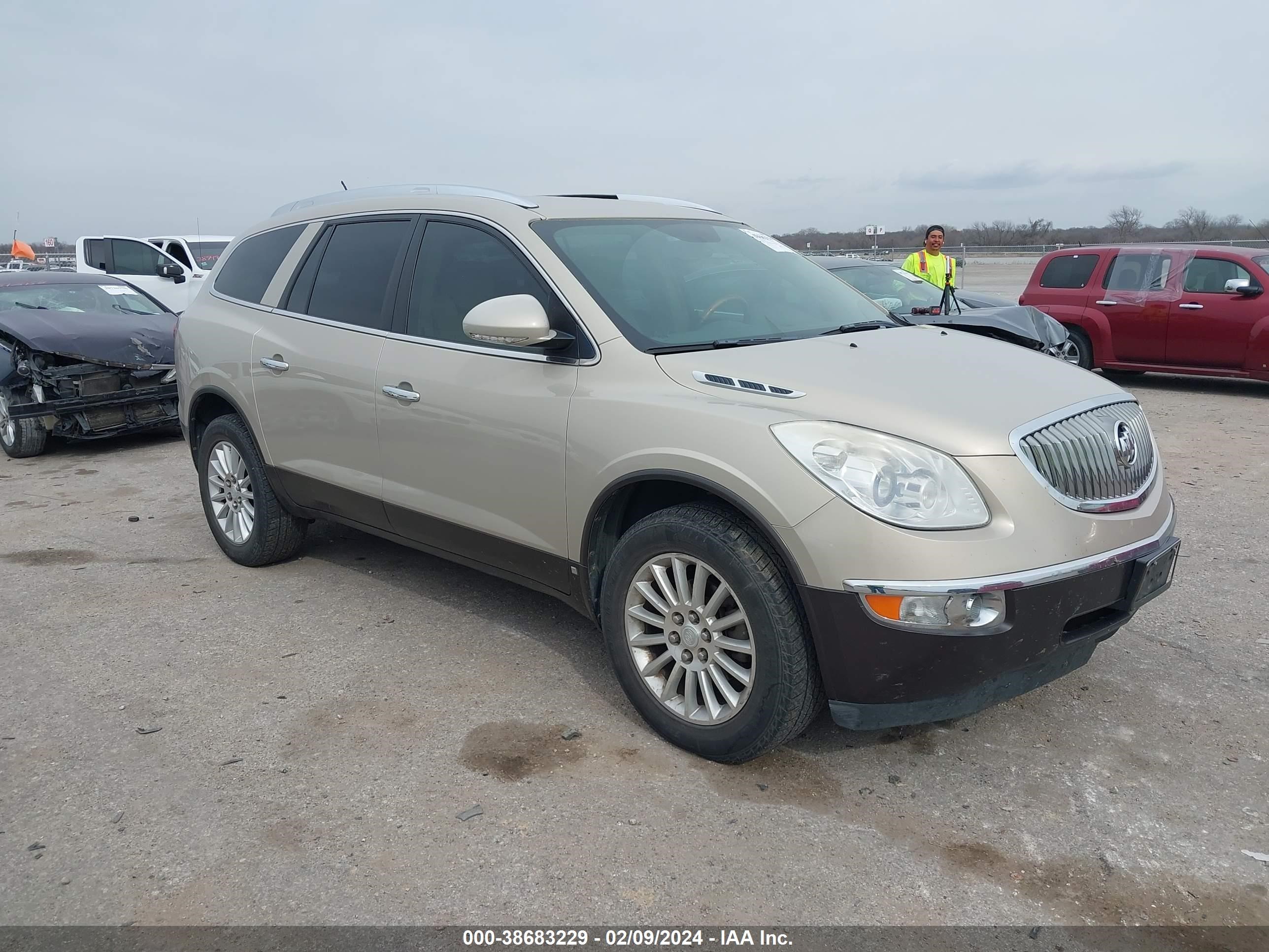 buick enclave 2008 5gaer23708j233979