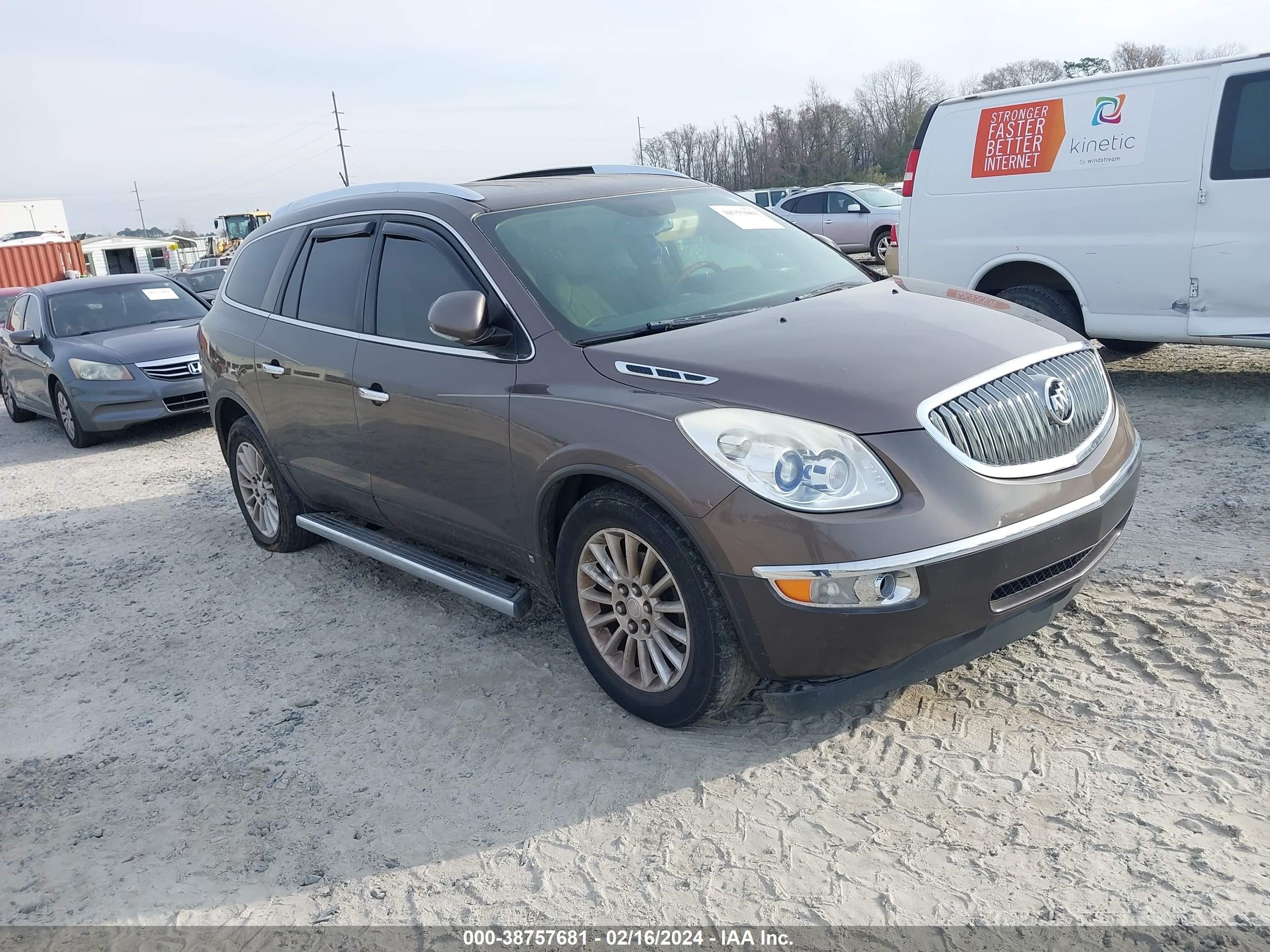 buick enclave 2008 5gaer23768j307843