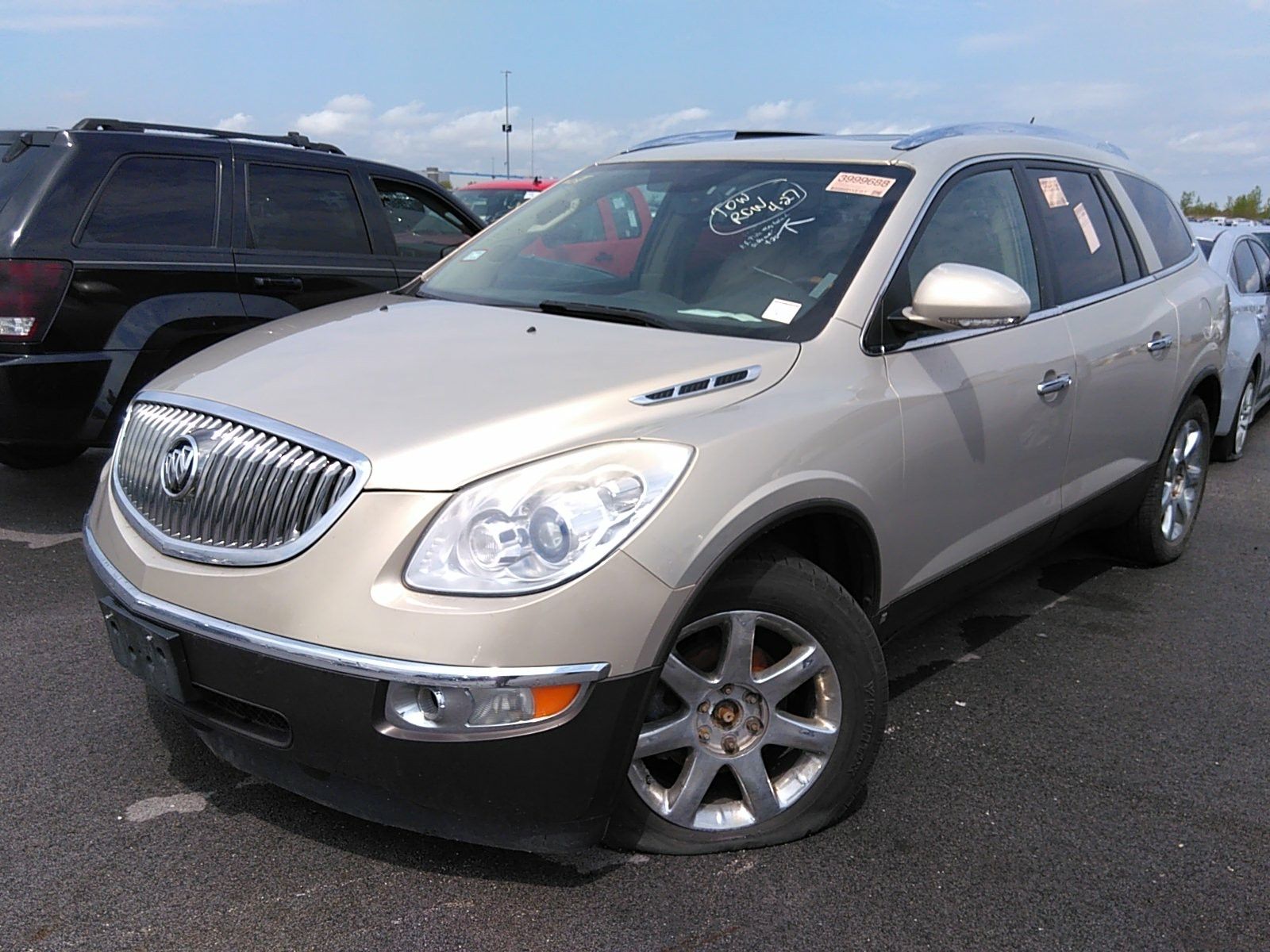 buick enclave fwd 2008 5gaer237x8j280677