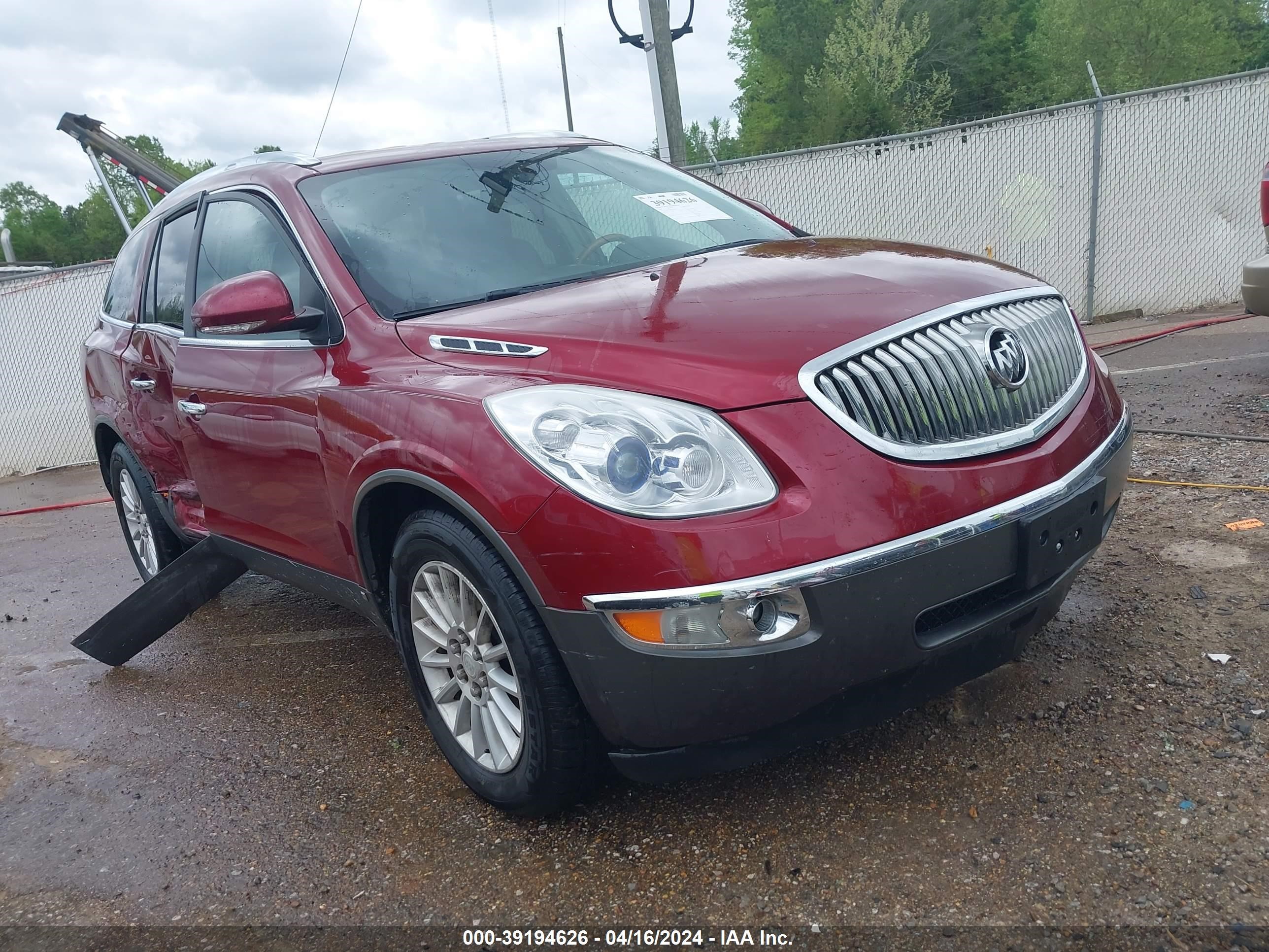 buick enclave 2009 5gaer23d09j111629