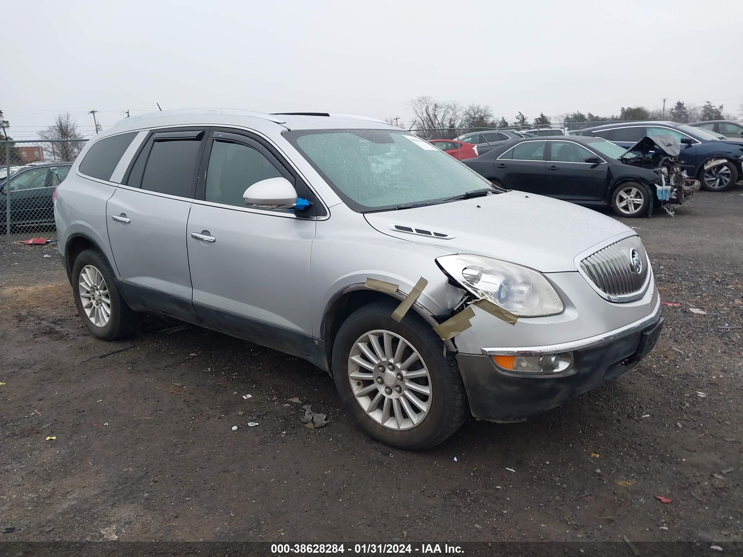 buick enclave 2009 5gaev23d29j207600