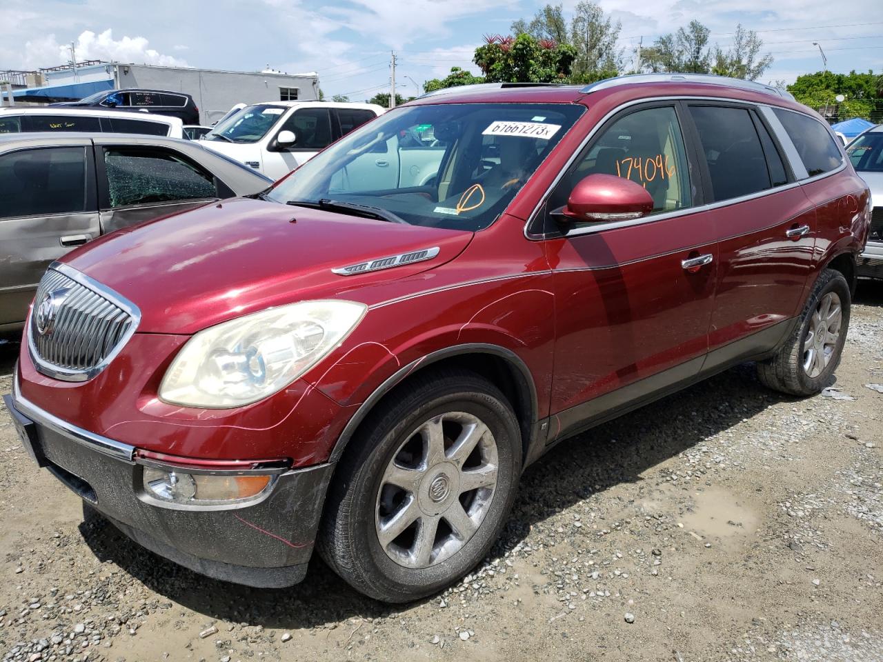 buick enclave 2009 5gaev23d39j178012