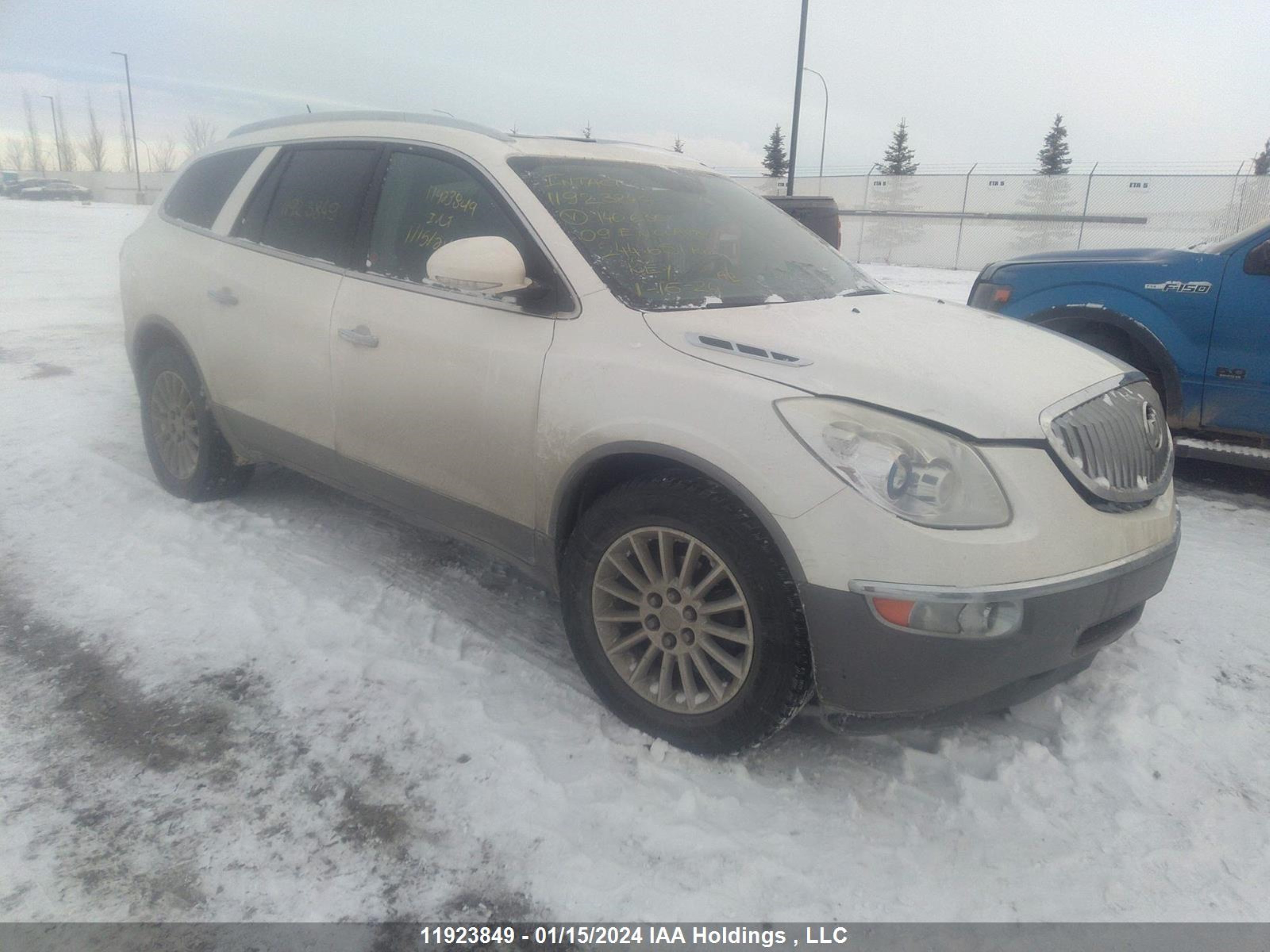 buick enclave 2009 5gaev23d49j140630