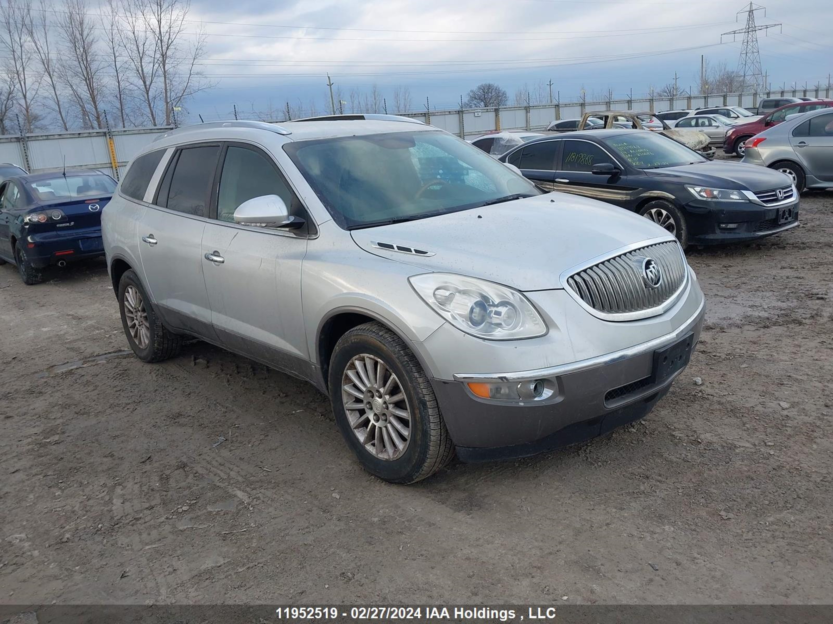 buick enclave 2009 5gaev23d99j127890