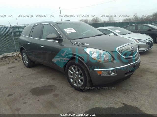 buick enclave 2011 5gakvbed1bj163160