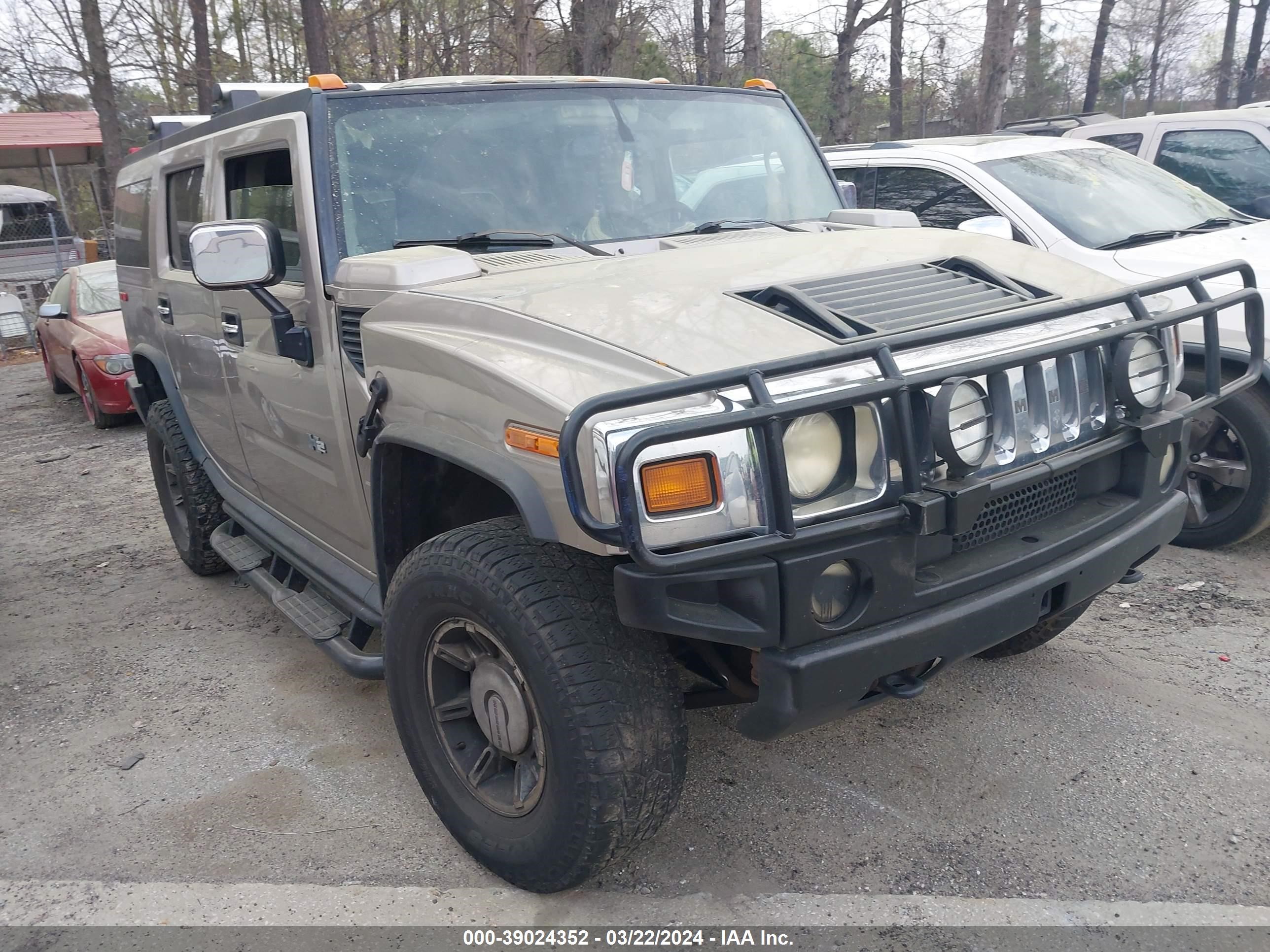 hummer h2 2003 5grgn23u03h125580