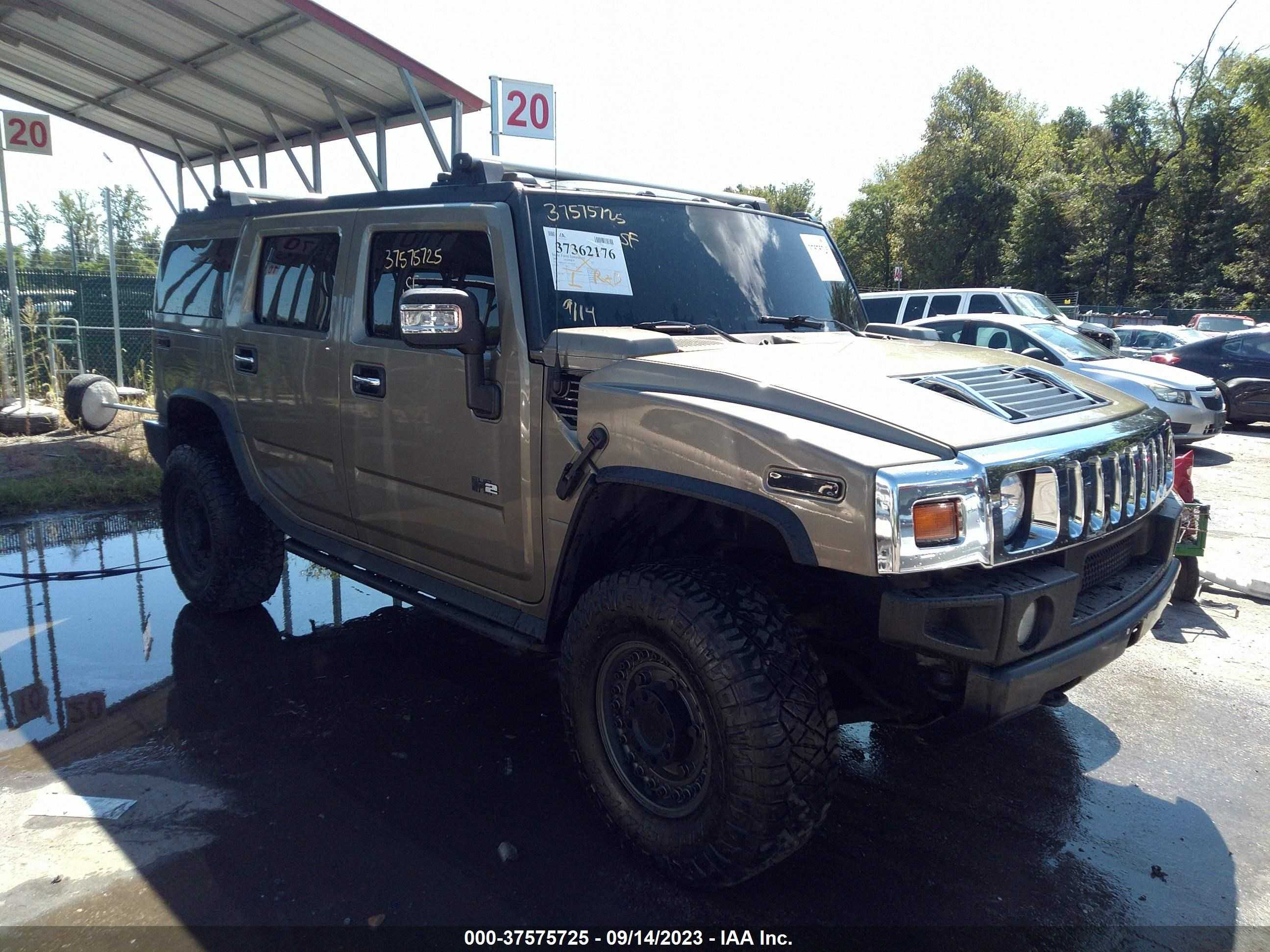 hummer h2 2005 5grgn23u15h126529