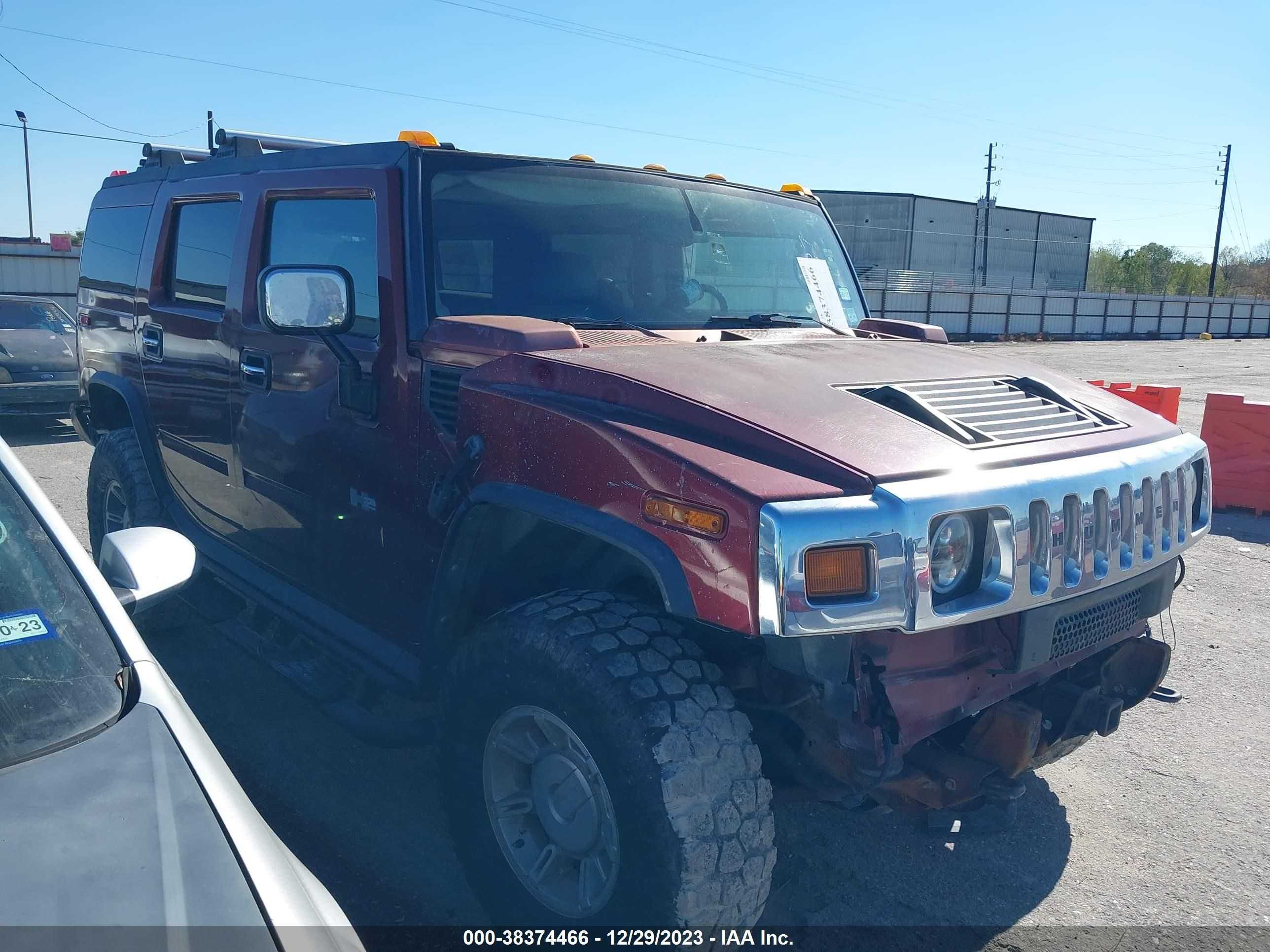 hummer h2 2003 5grgn23u33h115187