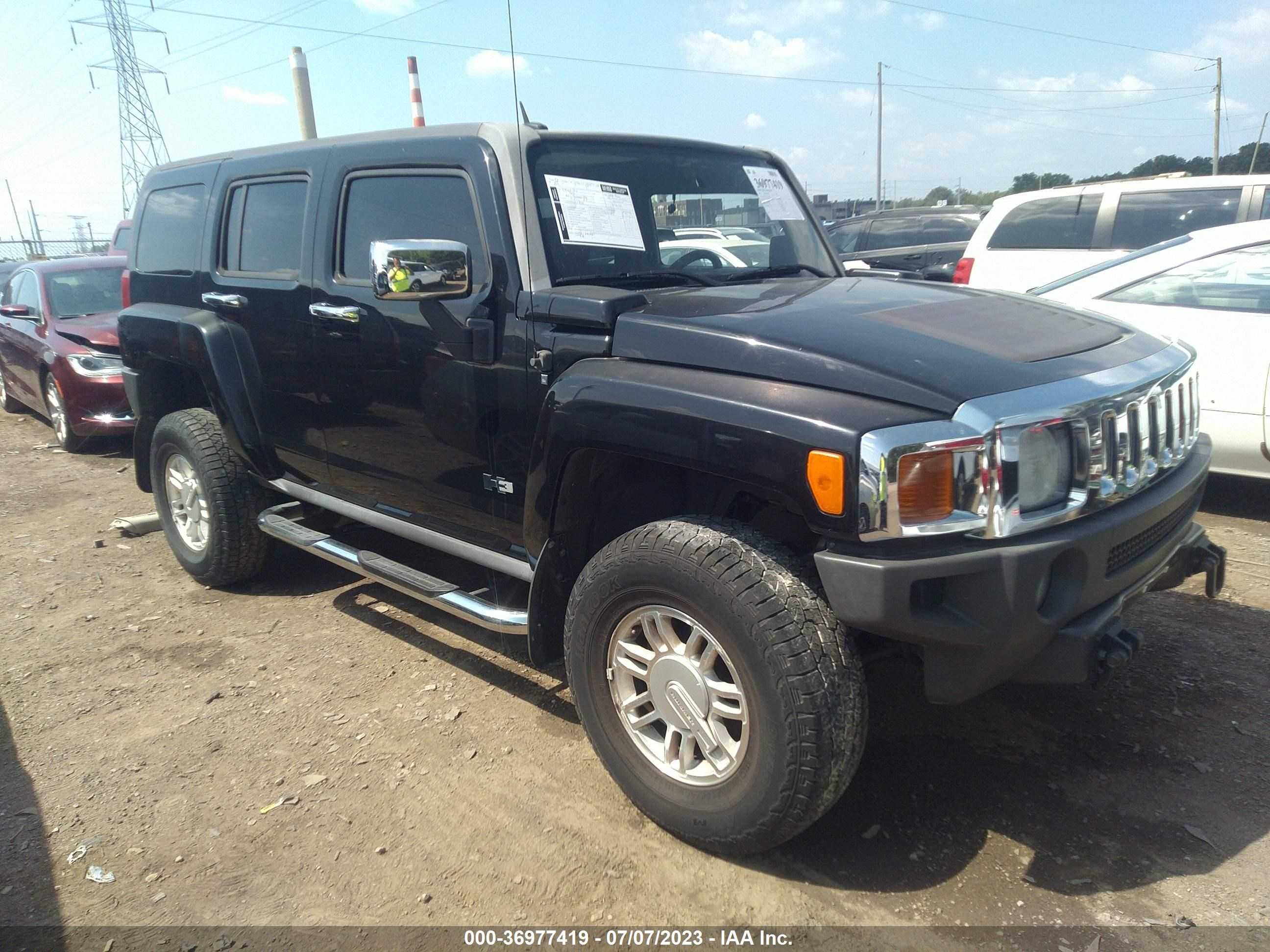 hummer h3 2007 5gtdn13e278225153