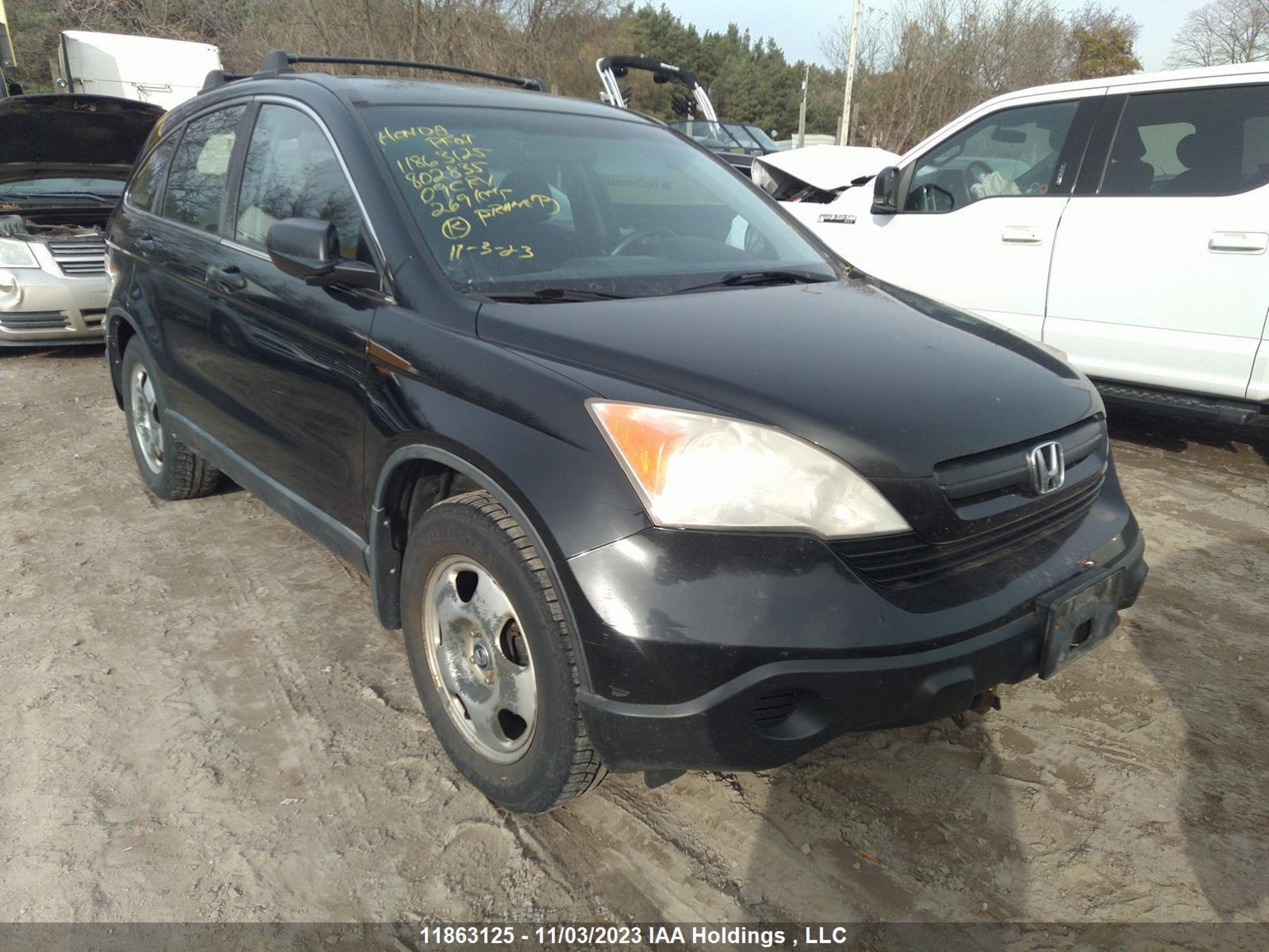 honda cr-v 2009 5j6re483x9l802835