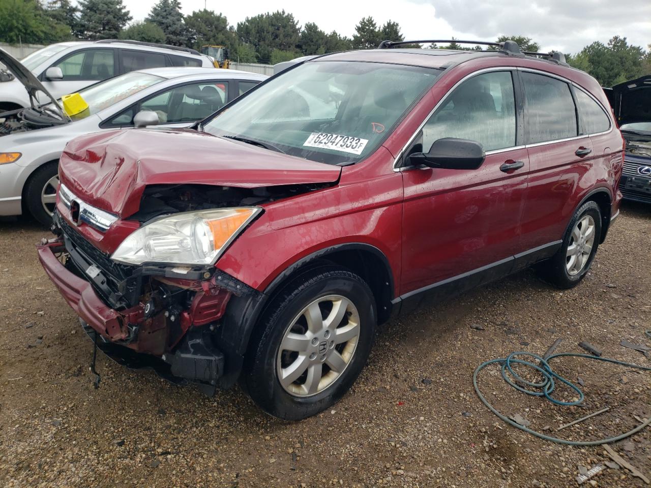 honda cr-v 2009 5j6re48529l026959