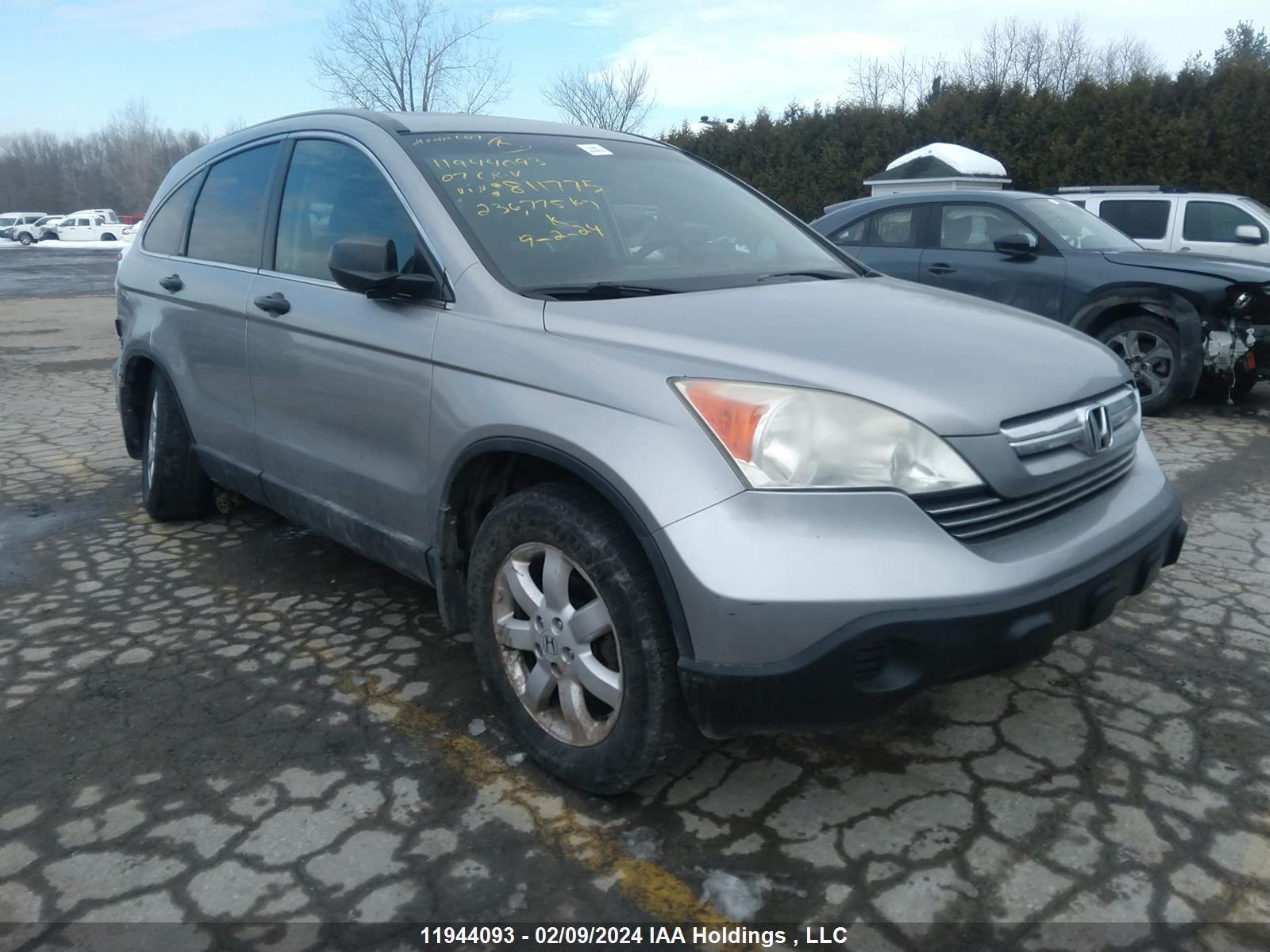 honda cr-v 2007 5j6re485x7l811775