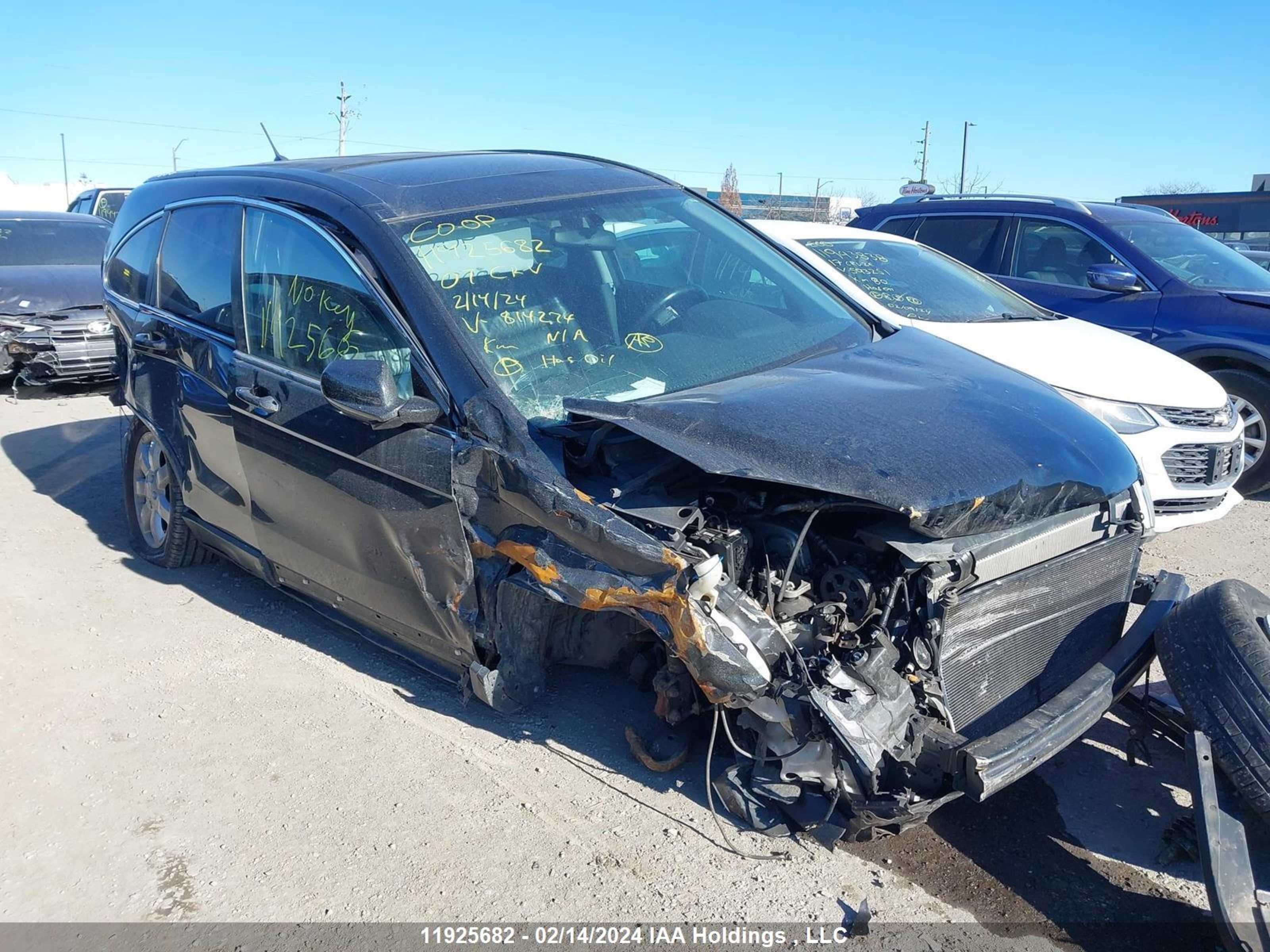 honda cr-v 2007 5j6re48717l814274