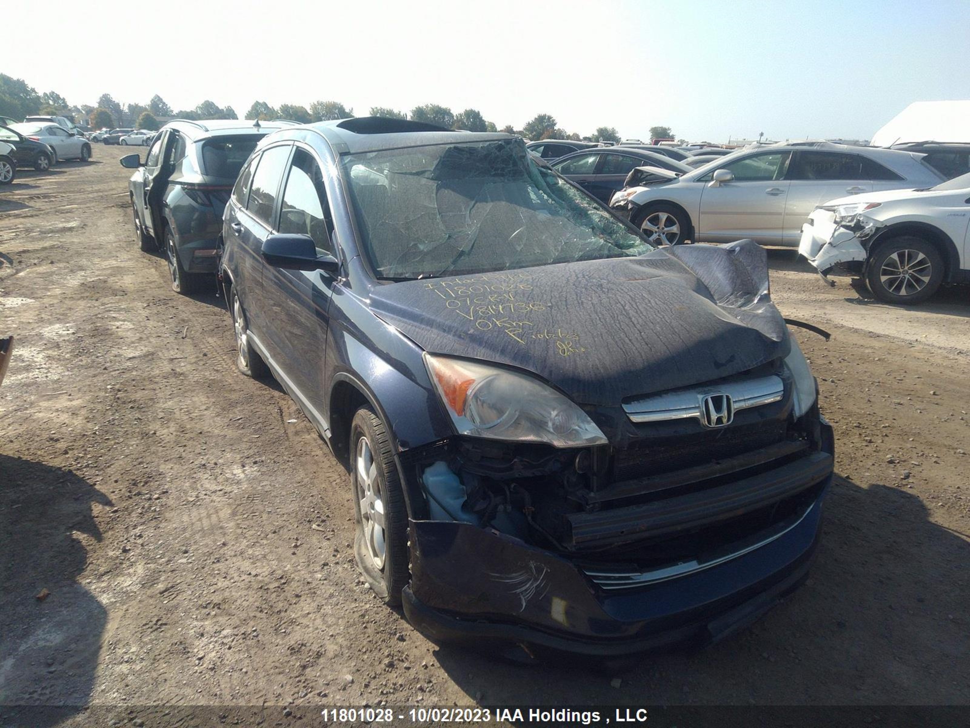 honda cr-v 2007 5j6re48727l814736