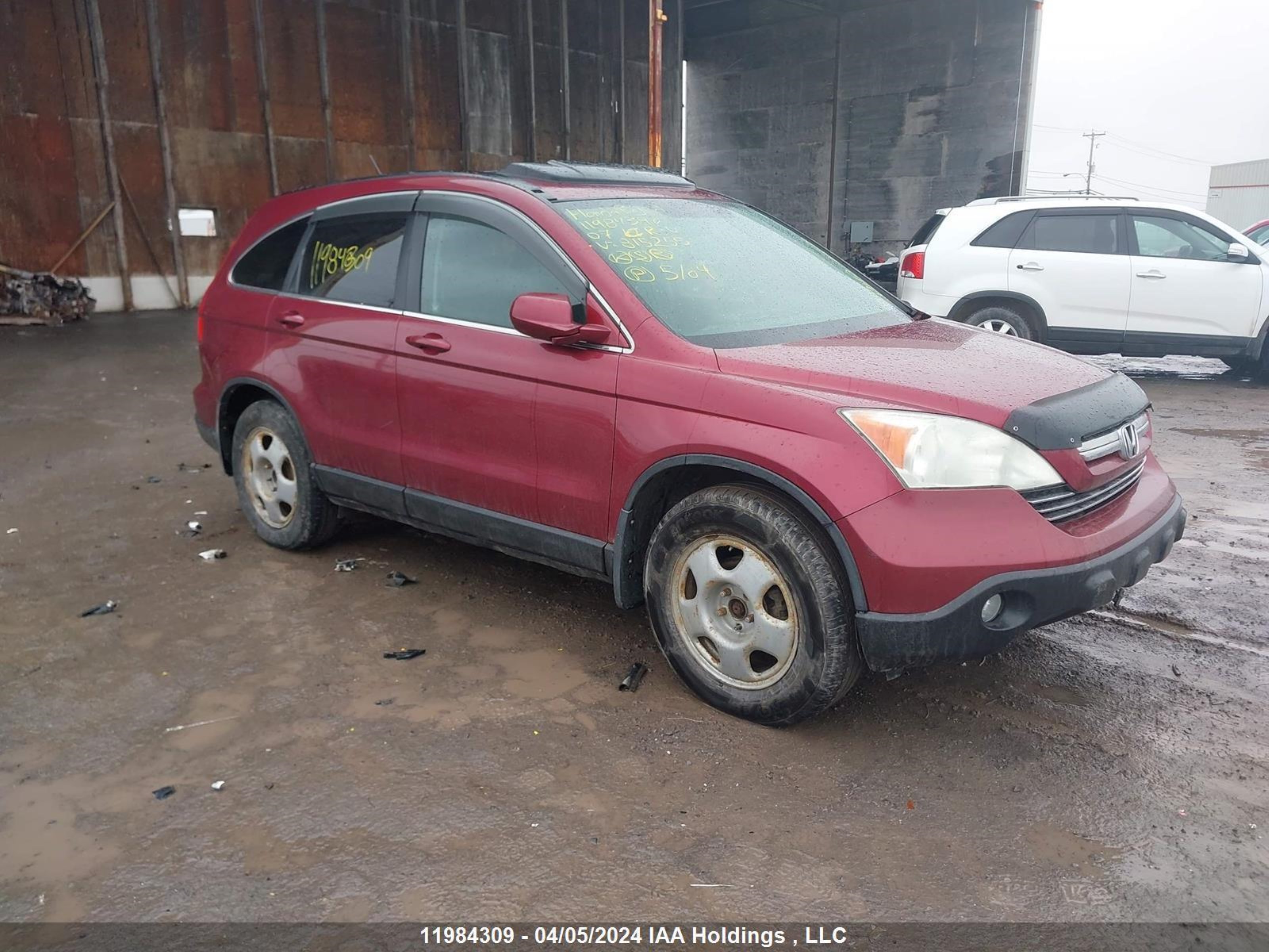 honda cr-v 2007 5j6re48727l815255