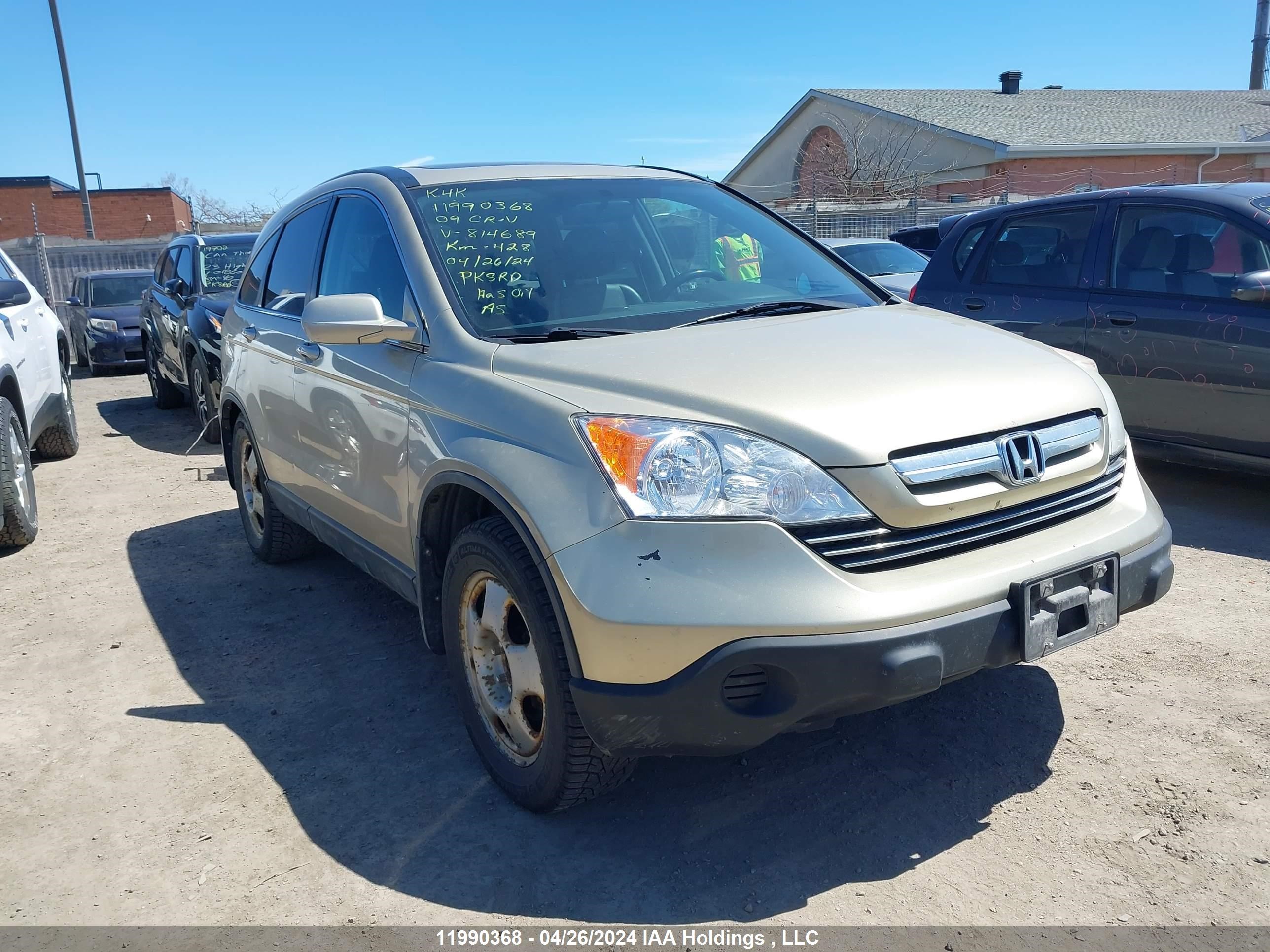 honda cr-v 2009 5j6re48749l814689