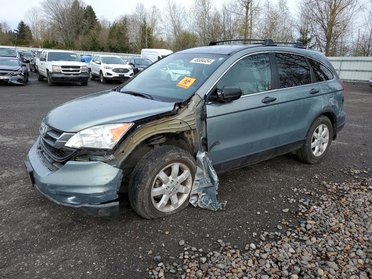 honda cr-v 2011 5j6re4h39bl809099