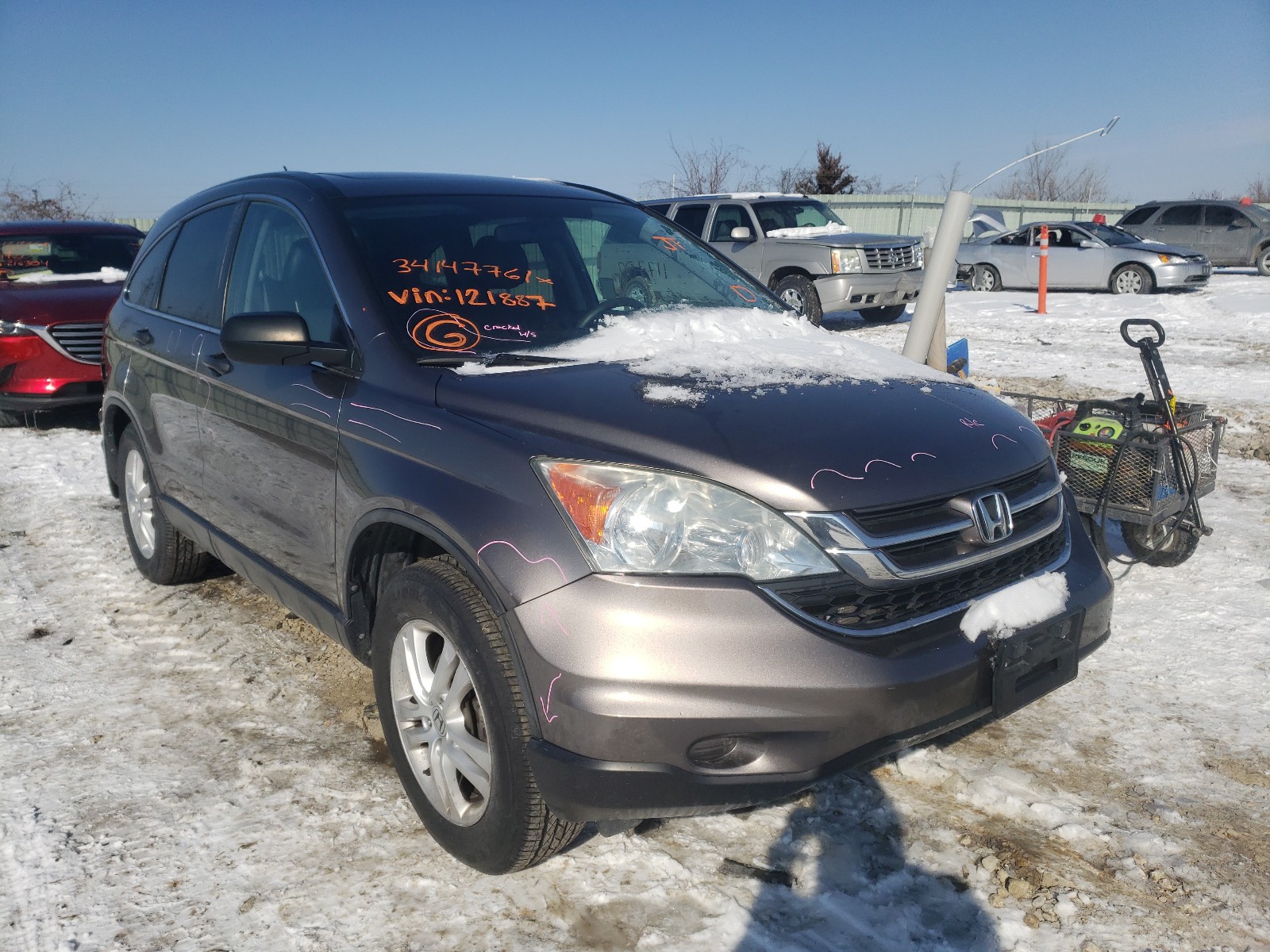 honda cr-v ex 2011 5j6re4h57bl121877