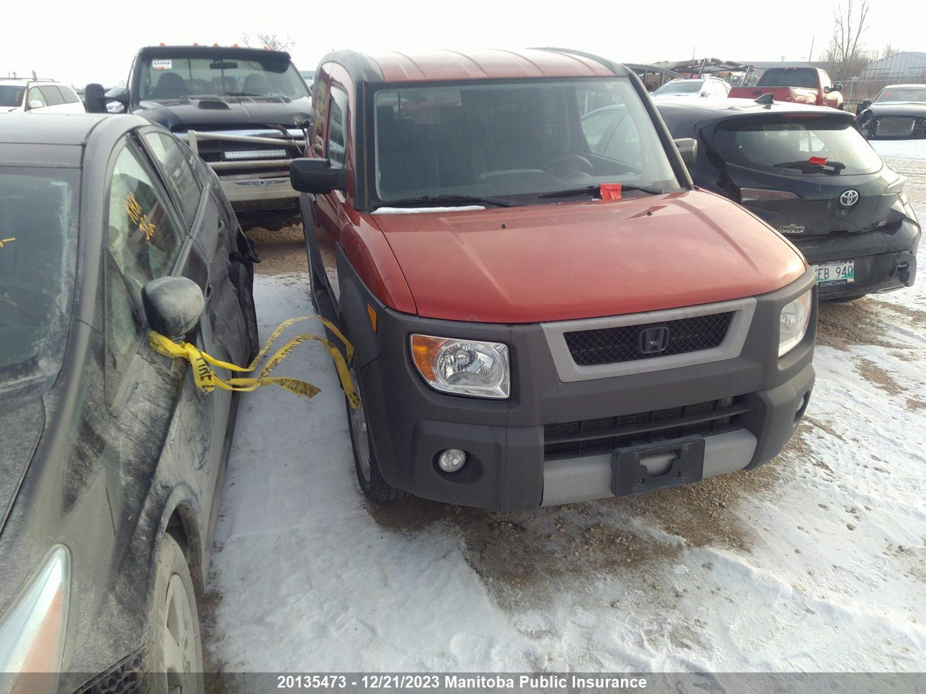 honda element 2003 5j6yh17573l800651