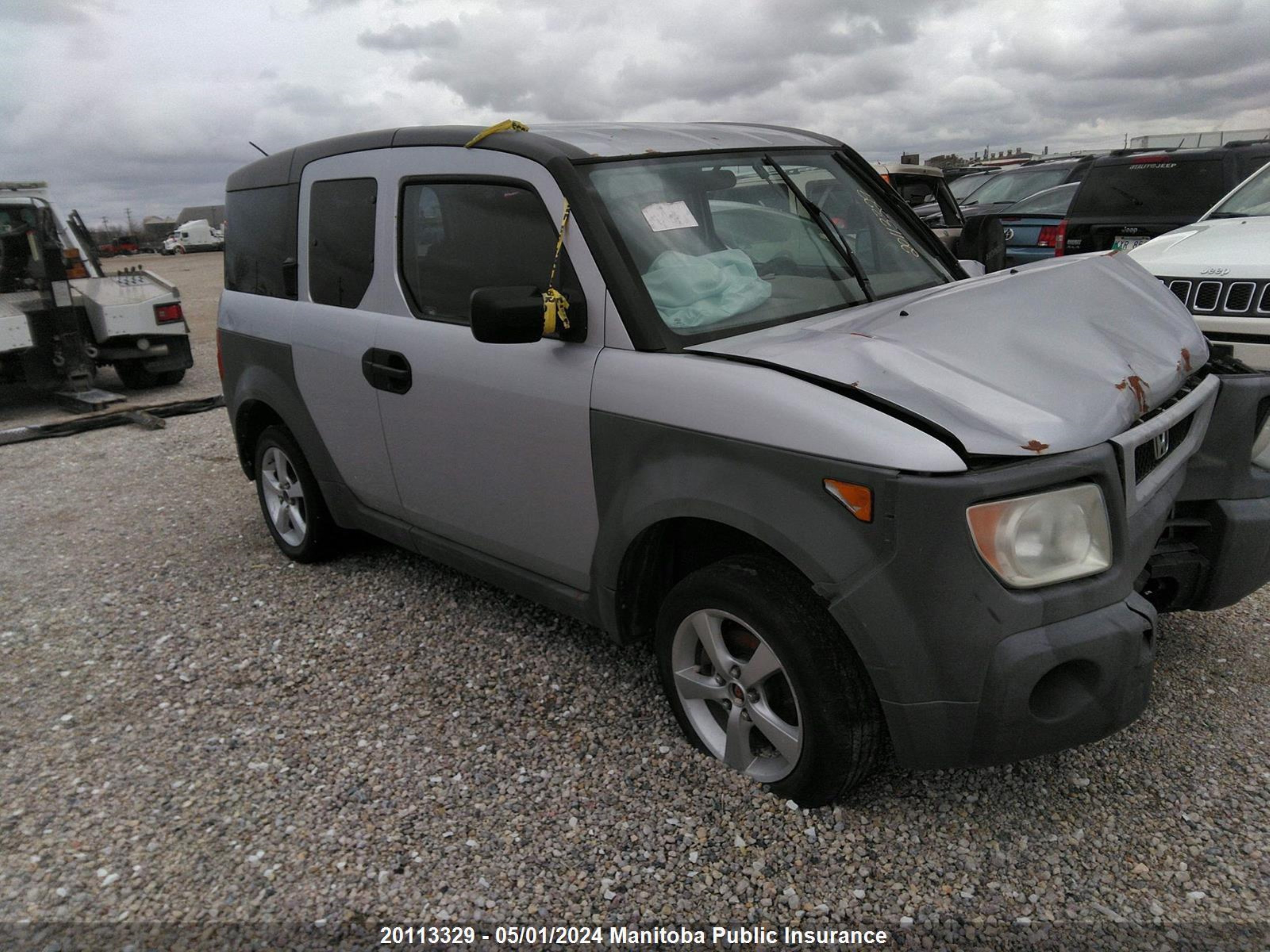 honda element 2003 5j6yh18293l801627