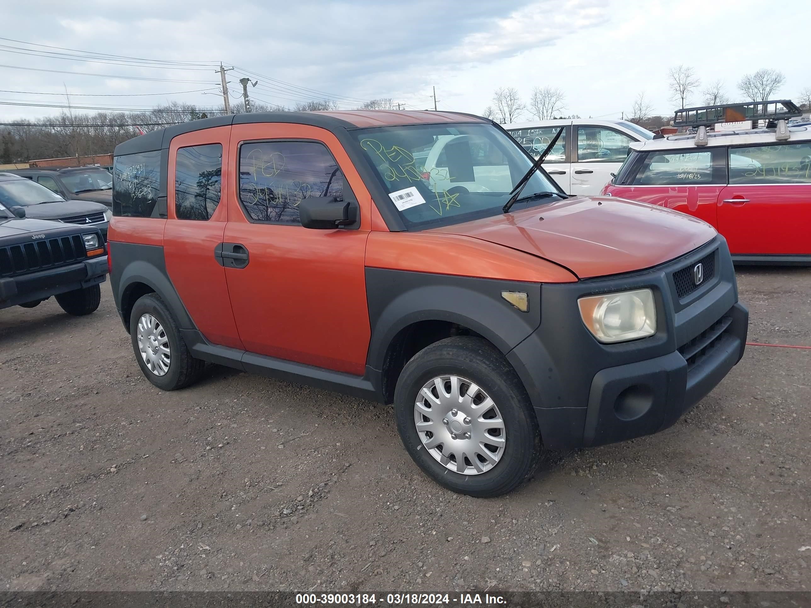 honda element 2005 5j6yh18355l002939