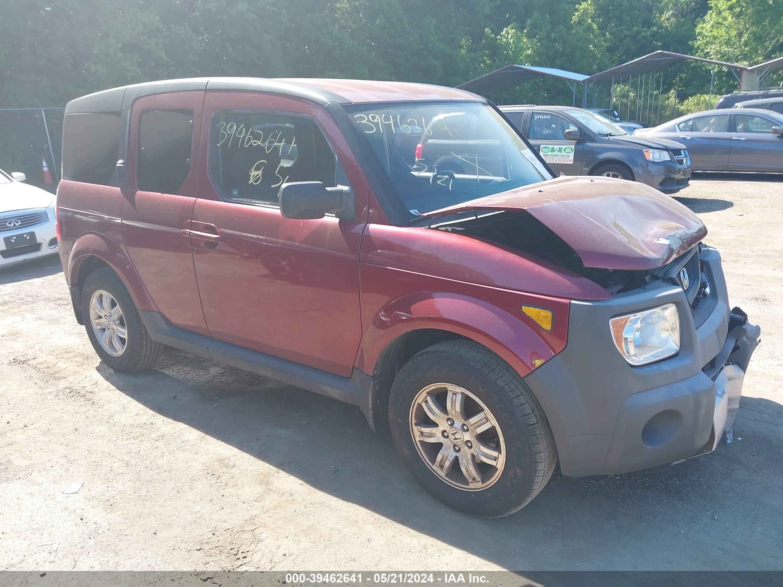 honda element 2006 5j6yh187x6l005694