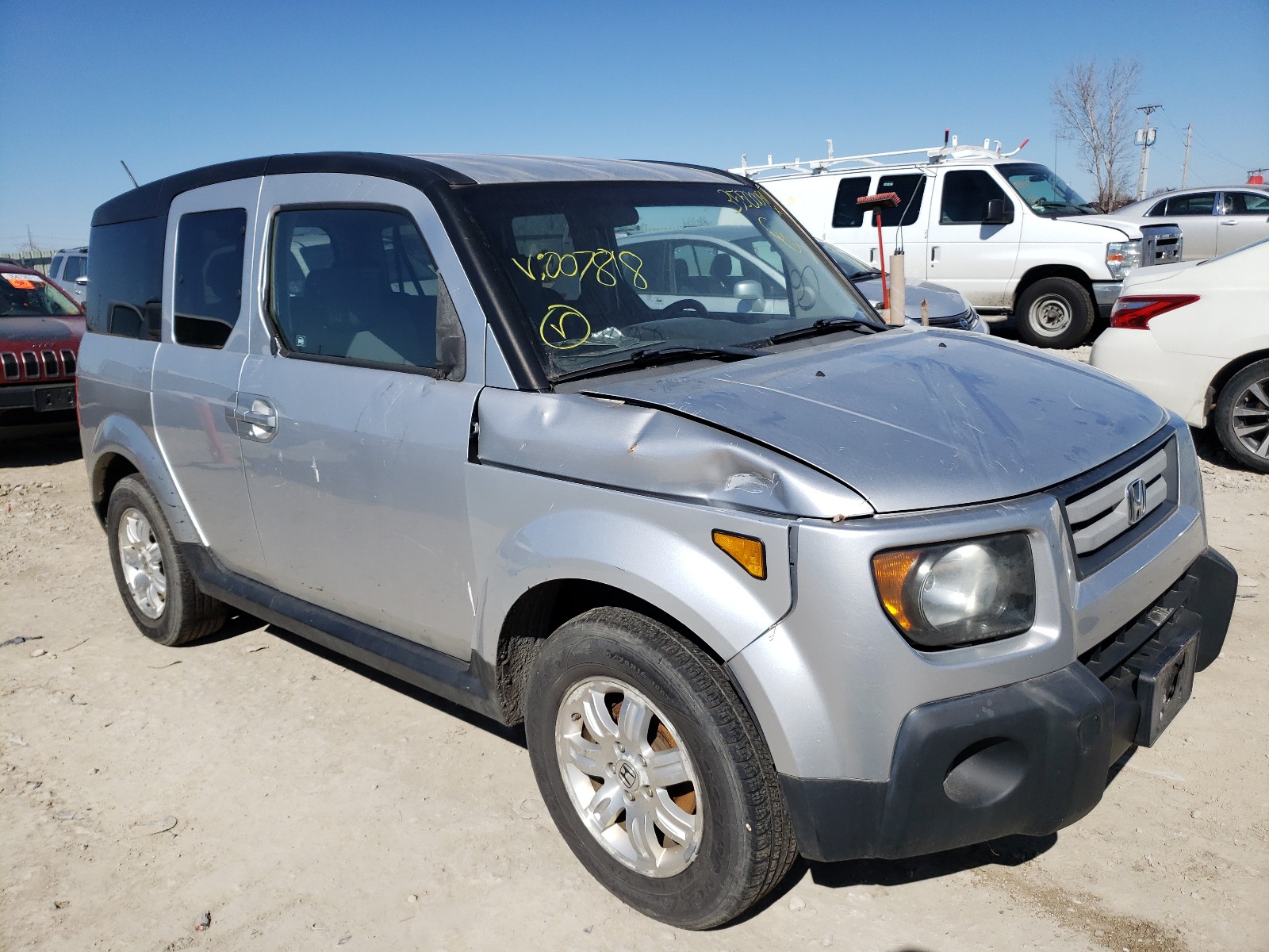 honda element ex 2007 5j6yh187x7l007818